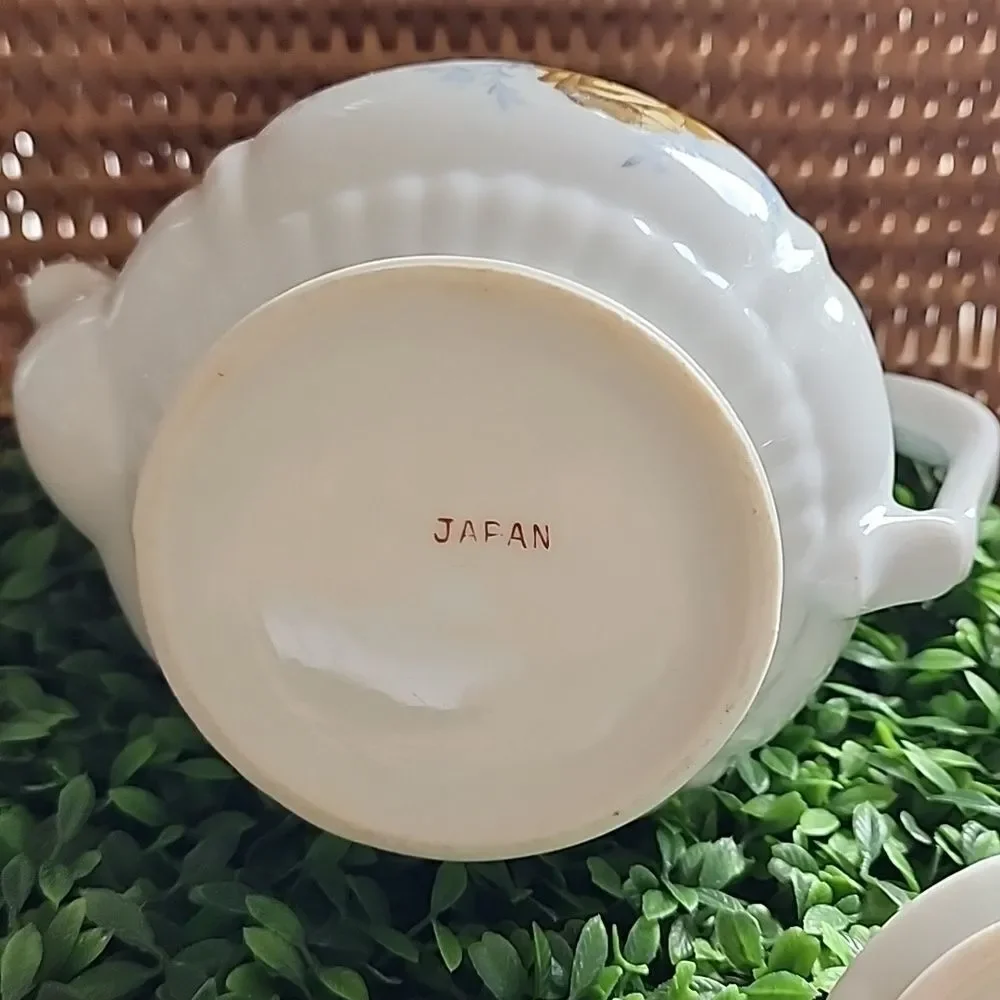 Vintage Floral Teapot Vintage Japan